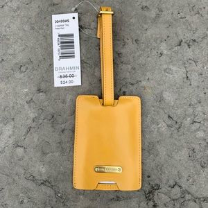 BRAHMIN Leather Luggage/ID Tag